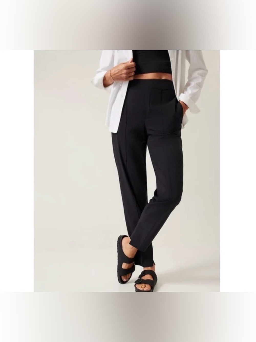 Athleta Brooklyn Heights Pant Size 4 Black #882642
